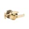 Trans Atlantic Co. LSV Saturn Standard Duty Bright Brass Grade 2 Commercial Entry Door Lever/Handle with Lock and IC Core DL-LSV53IC-US3 - alternate 2